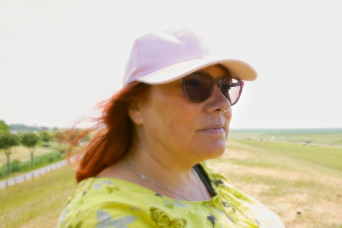 Porträt einer Person in natürlichem Licht