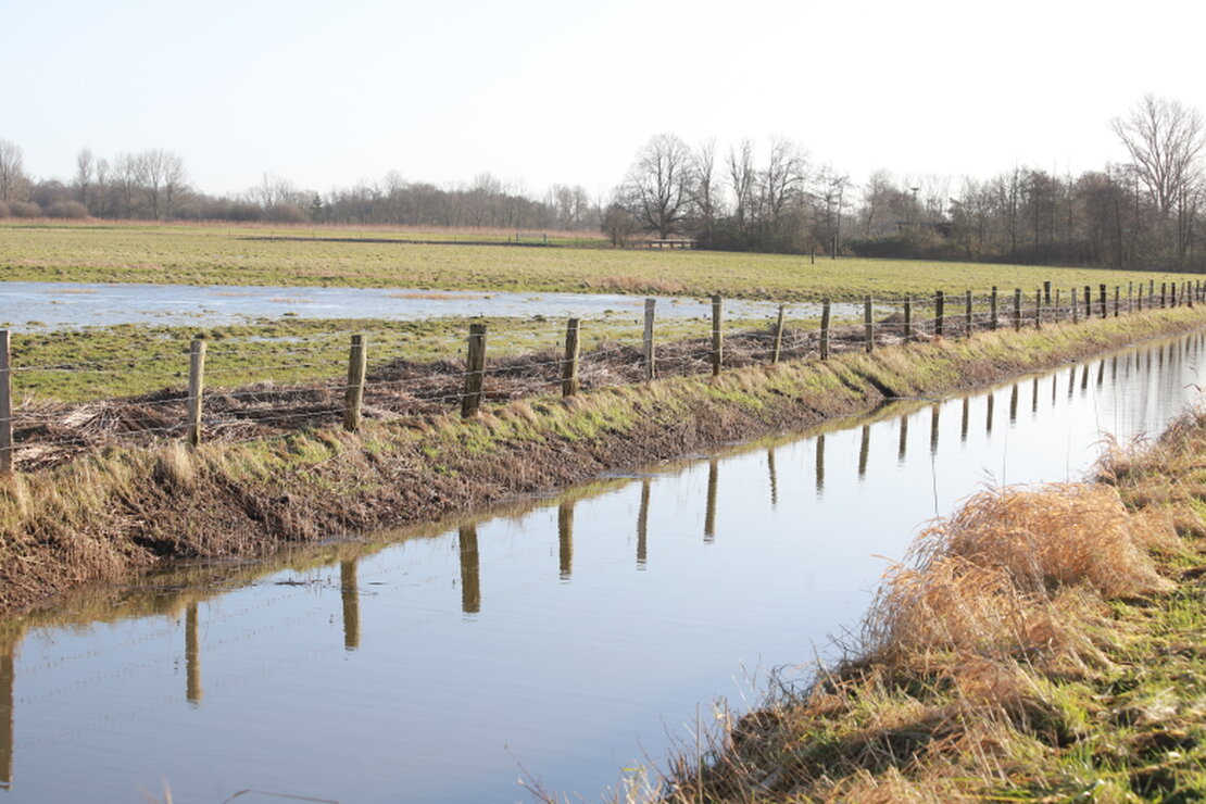 Landschaftsaufnahme mit Bergen und Fluss